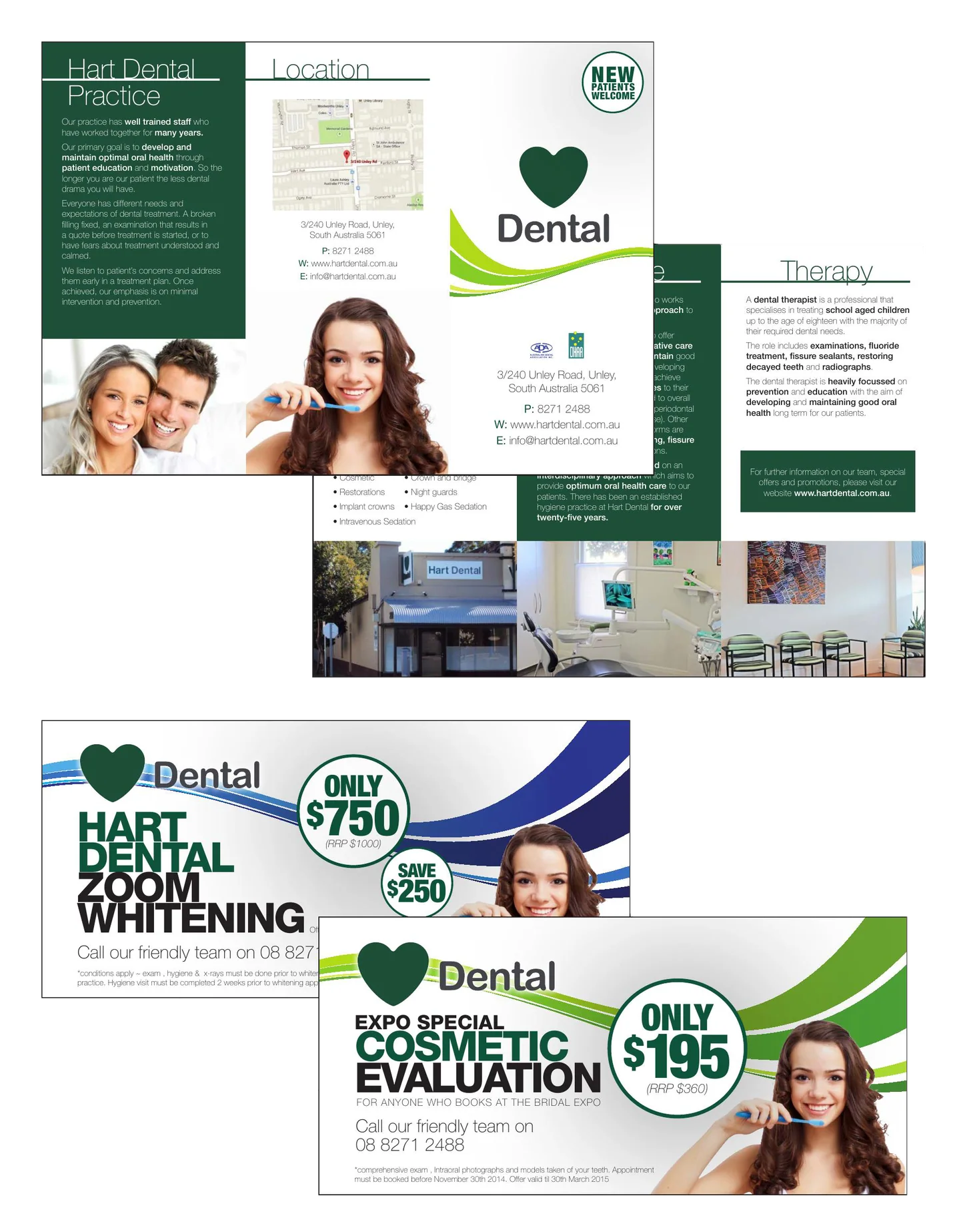 Hart Dental design work